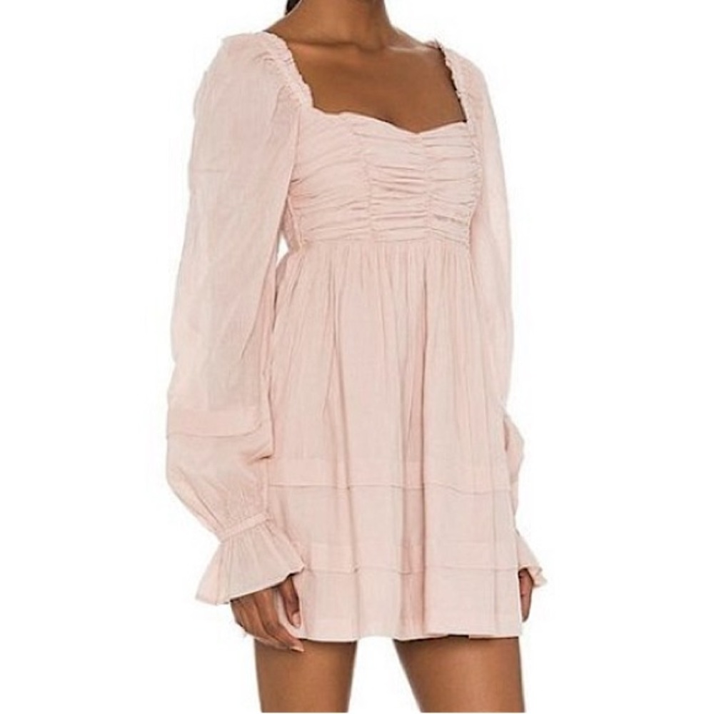 TULAROSA Oakland Dress in Shadow Dusty Pink Size Large
